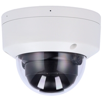 CAMERA IP DOMO 2MP OPTICA FIXA 2.8MM SMART HYBRID LIGHT 30M MIC POE WDR DWDR IP67 IK08
